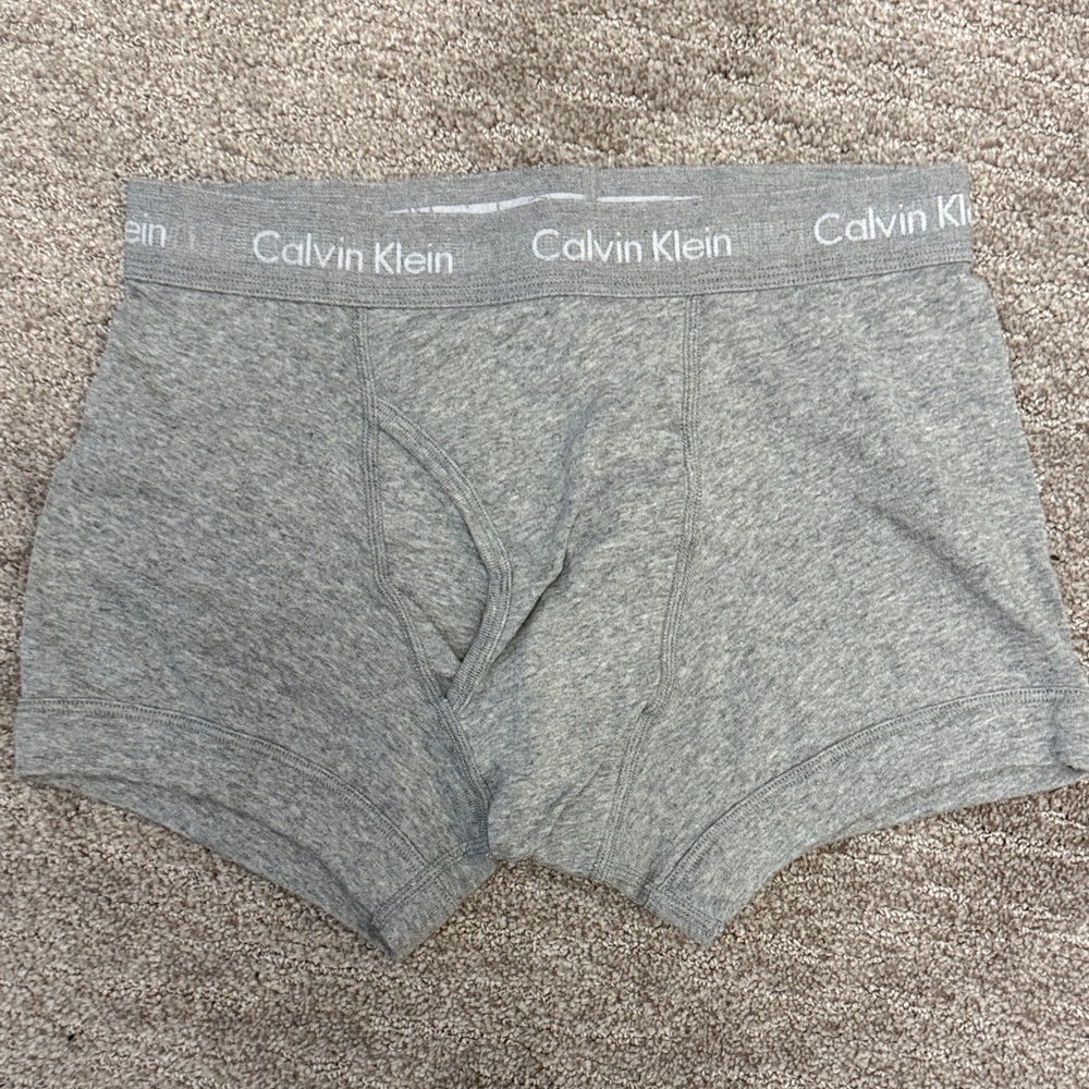 Calvin Klein Heather Gray Boxer Briefs